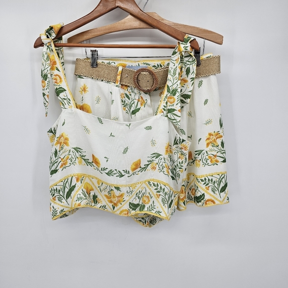 Antonio Melani x Style by Simkins Lindsey Printed Linen Blend Set f - Picture 3 of 11